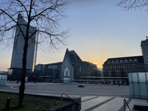 ein ruhiger Morgen in Leipzig